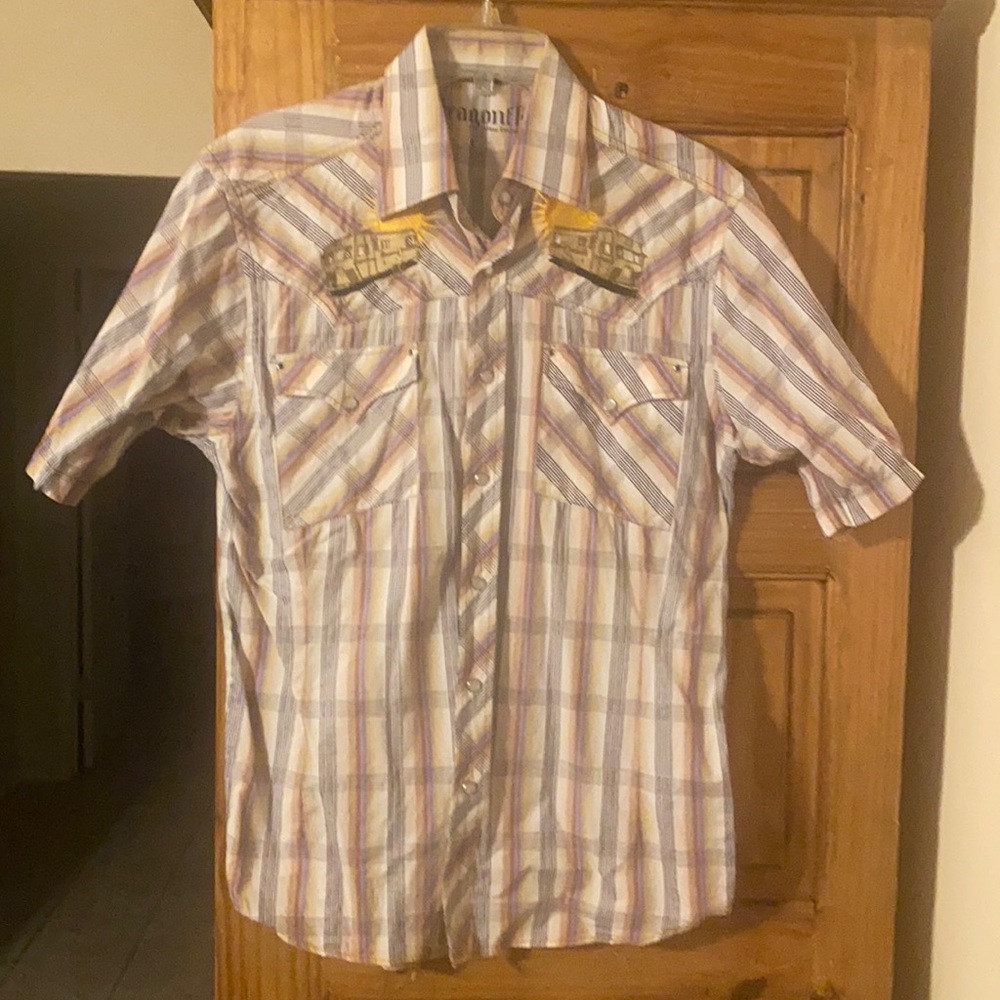 Men’s western wear style shirt.
